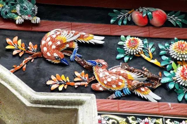 潮州嵌瓷，屋頂生花