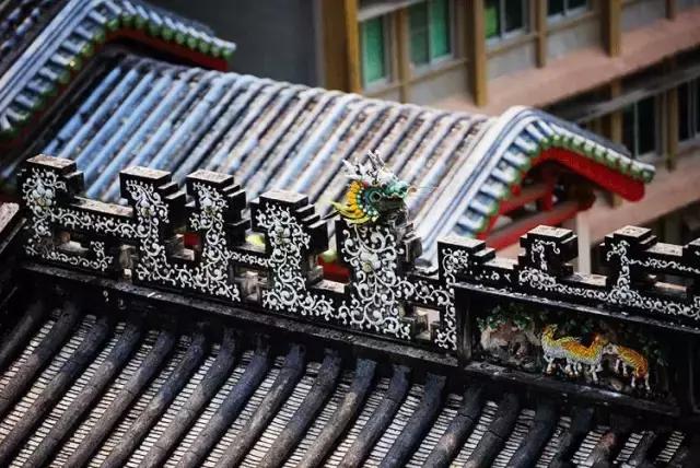 潮州嵌瓷，屋頂生花